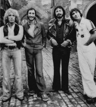 Photo of The Who taken sometime in the early 1970’s